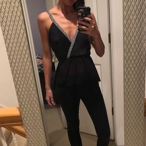 🛍 SOLD 🛍Black Top with sheer bottom